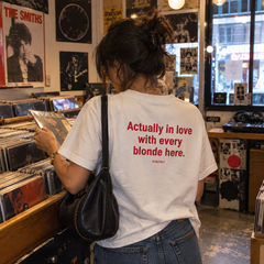 In love with every blonde here tee