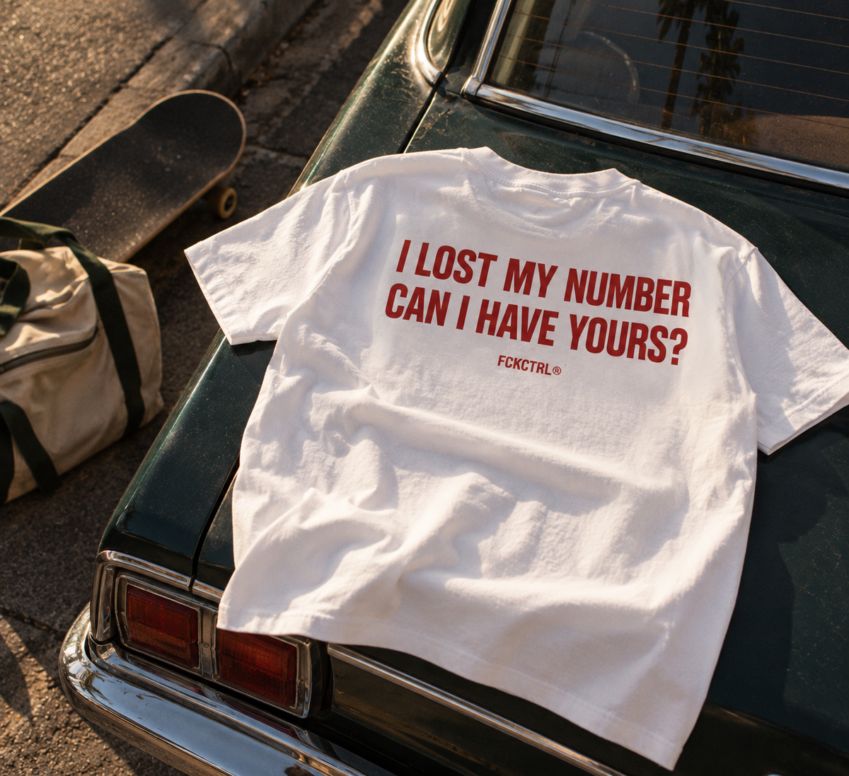 FCKCRTL I LOST MY NUMBER editorial photo